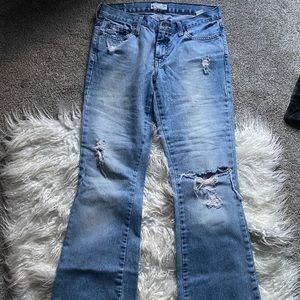 distressed American Eagle jeans